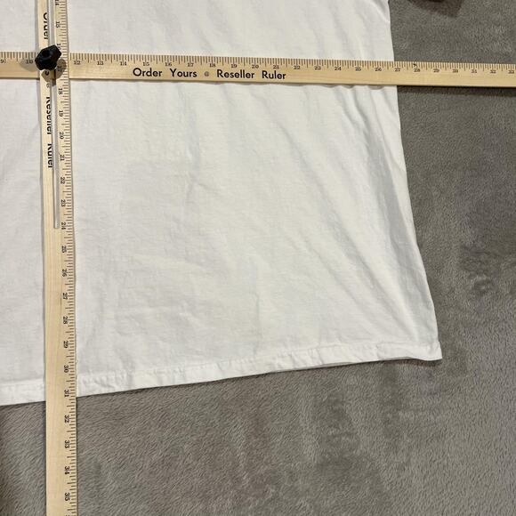 Danny Elfman Shirt Mens 3XL White Skeleton Graphic Concert Tour Band Tee Cotton - Picture 7 of 7